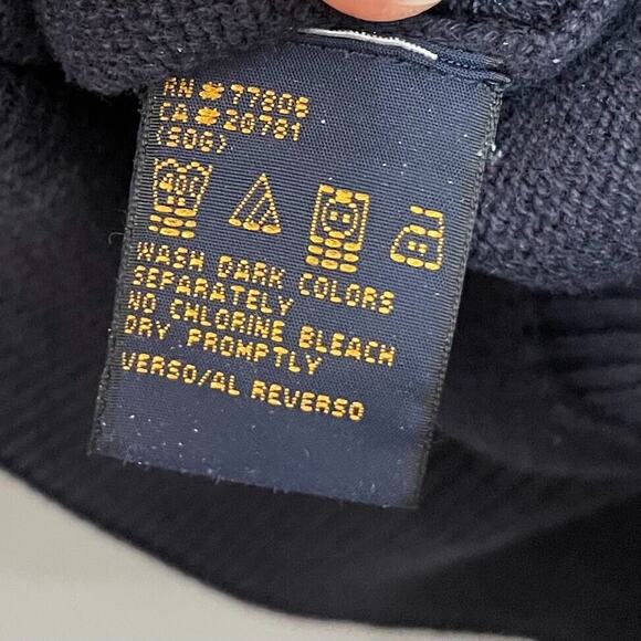 Tommy Hilfiger Mens Size Large Blue Striped Crew Sweater Preppy Sporty 90s Y2K - Picture 7 of 7